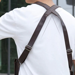 Wholesale Novax One-Layer Double Shoulder Strap Multi Pocket Outdoor Anti Theft Fishing Backpack Waterproof PU Purpose Men - Product Image 6