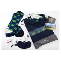 Kit d'hygiène dentaire de luxe pour avion, vente en gros à prix d'usine, trousse de toilette de voyage pour compagnies aériennes