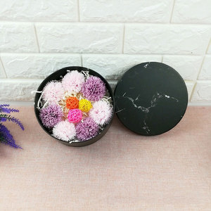 Caja de cartón rígida de lujo con logotipo personalizado, cilindro de papel de embalaje rosa, tubo redondo con sombrero, caja de flores de regalo - Product Image 5