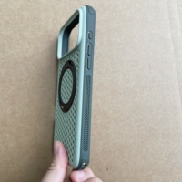 Casing Ponsel Berbahan Mesh Magnetik dengan Ring Stand, Pendingin, Anti Panas, dan Anti Benturan untuk iPhone 18 17 Pro Max Grosir