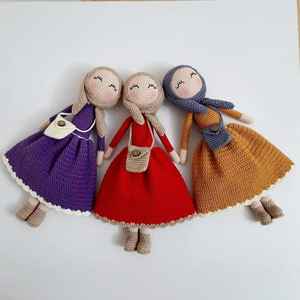 Лидер продаж, мусульманский подарок на заказ, унисекс, хиджаб амигуруми, кукла Palestine KIVA, полиэстер - Product Image 4