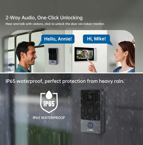 Trudian Home Tuya vidéo anneau caméra sonnette IP <span class=keywords><strong>interphone</strong></span> <span class=keywords><strong>interphone</strong></span> porte sonnette caméra avec moniteur Wifi et cloche - Product Image 5