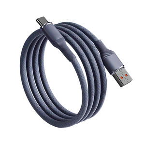 Câble de charge rapide Type C 100W pour <span class=keywords><strong>Android</strong></span> <span class=keywords><strong>iPhone</strong></span> 15-17, tressé 48 brins, plaqué bronze, OEM - Product Image 2