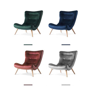 Ghế Phòng Khách Nhồi Bông Sang Trọng Ghế Sofa Đơn Màu Xanh Lá Cây Lười Biếng Nhà Máy Sản Xuất Bán Buôn Philippines Ưu Đãi Hấp Dẫn - Product Image 3