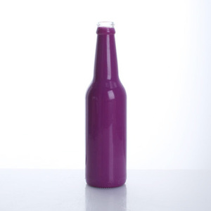 Chất lượng cao rỗng tùy chỉnh Nắp kéo bia chai thủy tinh 330ml với vương miện có nắp đậy - Product Image 2