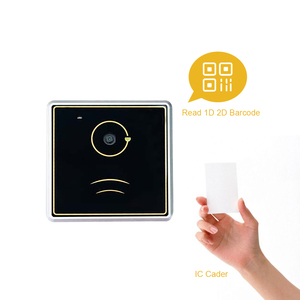 Водонепроницаемый пылезащищенный считыватель карт Rakinda RS232 RS485 Weigand 26 34 QR NFC со сканером штрих-кодов для контроля доступа - Product Image 5