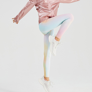 Leggings de sport pour enfant, Logo personnalisé, pantalons respirants et à séchage rapide, pantalon de Yoga, bon marché, - Product Image 2