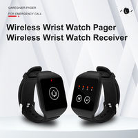 Système d'alerte d'urgence sans fil rechargeable pour soignants, avec récepteur d'affichage et alarme, pour personnes âgées et maisons de retraite