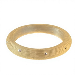 New Stylish Resin <b>Bangle</b> <b>Bracelet</b> Design With Silver Dots Classic Fancy Handmade Unisex Jewelry Anniversary Party with Woman - Product Image 1