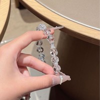 Toptan Beyaz Ase Kristal St Beyaz Kristal Beyaz Şeffaf Tek Daireli Beyaz Buz Parıltılı Tabletler