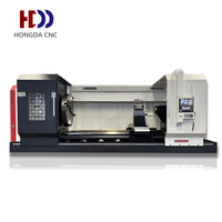 Torno CNC de alta resistencia CK61100 totalmente automático, máquina de corte de metal horizontal de gran tamaño, sistema de estructura de bancada plana