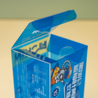 Boîtes alimentaires pliables en PET de qualité alimentaire, imprimées UV, personnalisées, de marque Su-pack, pour l'emballage