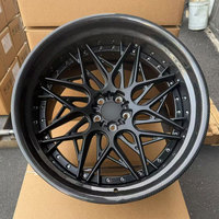 Rines Forjados Personalizados de Fibra de Carbono de 17 18 19 20 21 22 23 24 25 26 Pulgadas 5X114.3 con Diseño Multirradio para Mercedes BM Audi SUV Lamborghini