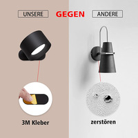 Barre lumineuse LED intelligente RVB App Control, éclairage mural à bande LED rechargeable alimenté par USB