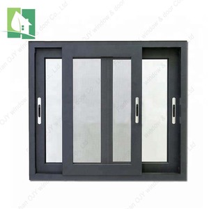 Ventanas y puertas corredizas de aluminio a prueba de huracanes de diseño moderno <span class=keywords><strong>para</strong></span> hoteles Superficie terminada con materiales de PVC y vidrio - Product Image 6