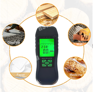 Medidor de humedad de hormigón Uso para edificios Detector de humedad de pared de madera Humedad - Product Image 5