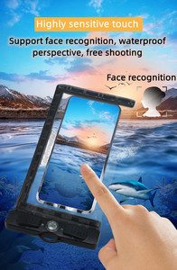 Funda impermeable para teléfono móvil, protección completa IPX8, a prueba <span class=keywords><strong>de</strong></span> agua, con brújula - Product Image 2
