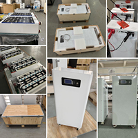 Batterie solaire au lithium 300Ah 15kWh en stock UE, système de stockage d'énergie domestique mobile sur pied 51.2V LiFePO4