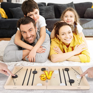 Slingshot Jeux Jouet <span class=keywords><strong>Table</strong></span> Bureau Bataille <span class=keywords><strong>En</strong></span> <span class=keywords><strong>Bois</strong></span> <span class=keywords><strong>Hockey</strong></span> <span class=keywords><strong>Table</strong></span> <span class=keywords><strong>Jeu</strong></span> Pliable Grand Rapide Sling Puck <span class=keywords><strong>Jeu</strong></span>, - Product Image 5