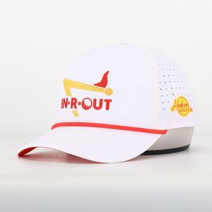 Wholesale Custom Laser Cut Hole <strong>Golf</strong>,Sporty High Quality Waterproof Baseball Cap,5 Panel Gorras,Embroidery Logo Polyester <strong>Hat</strong> - Product Image 1