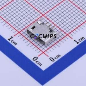 MU-106-ARWH20 <b>USB</b> Connector Through hole Component (THT) Connector <b>Micro</b>-B <b>USB</b> 2.0 Female Through Hole - Product Image 1