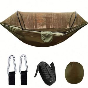 Columpio de Yoga y Pilates de Apertura Rápida Automática, Antimosquitos, para Acampar al Aire Libre, con Soporte de Nylon Antivuelco, para Adultos, 2 Plazas, 300 kg - Product Image 5