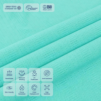 Tissu en maille Gypsophila Tie Dye à séchage rapide 75D, 165g, polyester et élasthanne, pour vêtements de sport performants
