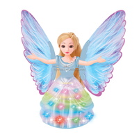 Muñeca Princesa para Niñas, Juguete Musical Eléctrico con Pilas, Alas de Mariposa de Hada que Bailan, Juguetes con Luces para Niñas