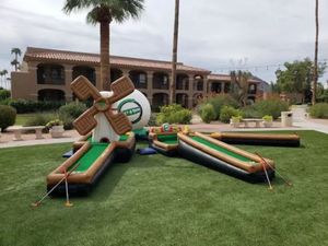 Mini jeu de <span class=keywords><strong>golf</strong></span> gonflable pour enfants, terrain <span class=keywords><strong>d</strong></span>'entraînement de <span class=keywords><strong>golf</strong></span> gonflable de qualité supérieure avec design personnalisé - Product Image 3