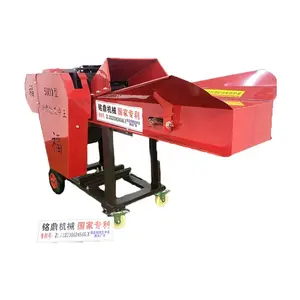 popular grass chopper machine for animals feed corn electric or gasoline hay cutter silage machine for livestock for good price