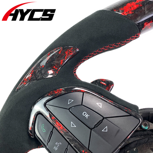 Volante Deportivo Personalizado de Fibra de Carbono Forjado con LED RPM Rojo para <span class=keywords><strong>Jeep</strong></span> <span class=keywords><strong>Grand</strong></span> <span class=keywords><strong>Cherokee</strong></span> <span class=keywords><strong>SRT</strong></span> 2012 2013 2014 2015 2016 - Product Image 3