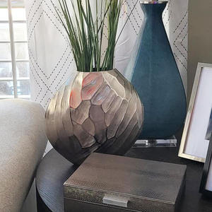 Best Quality Aluminium <b>Table</b> Flower Vase for Home Decor 2024 Newest Design Aluminium Nickel Plated Trumpet Floor Vases for Decor - Product Image 5