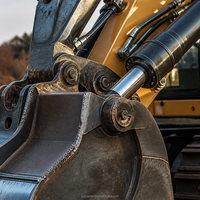 Excavatrice sur chenilles CAT 320 d'occasion, 20 tonnes, peu d'heures de fonctionnement, remise à neuf, matériel de construction Caterpillar pour travaux de terrassement