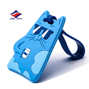Etiqueta <span class=keywords><strong>de</strong></span> Equipaje <span class=keywords><strong>de</strong></span> PVC Suave Personalizada Longzhiyu, 20 Años <span class=keywords><strong>de</strong></span> Experiencia, Etiqueta <span class=keywords><strong>de</strong></span> Silicona con Letras, Accesorio <span class=keywords><strong>de</strong></span> Viaje, Duradera, Impermeable, Etiqueta con Nombre - Product Image 3