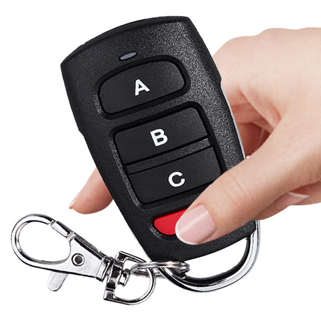 Quality Stable 315mhz RF Learning Code 4-channel Dual 4 Buttons Wireless Remote Control Spare Key