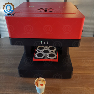 Qdmech mô hình 2025 Cà Phê Máy vẽ cà phê thực phẩm Máy in vẽ trà sữa nghệ thuật màn hình Latte máy in - Product Image 3