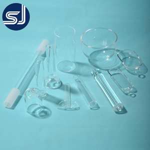 Sj क्वार्ट्ज कस्टम क्वार्ट्ज राउंड-बॉटम ट्यूब क्वार्ट्ज फ्लैंज ट्यूब क्वार्ट्ज के आकार के छोटे आकार के क्वार्ट्ज ट्यूब क्वार्ट्ज - Product Image 4