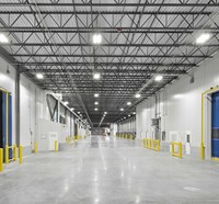 Entrepôt frigorifique pour produits laitiers, bâtiment de stockage de produits laitiers, installation de la chaîne d'approvisionnement alimentaire, structure en acier préfabriquée