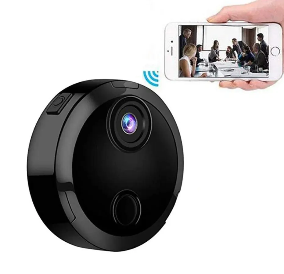 Mini caméra Wifi 4K Micro caméscope à vision nocturne infrarouge 1080P Caméra à distance grand angle 150 degrés