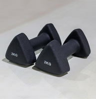 Smartfit Design Triangle Haltères Néoprène Vinyle & Néoprène Haltères Pour Enfants Et Femmes