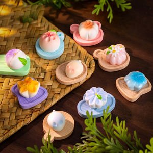 1:12 simulación miniatura comida y fruta resina pastel flor Dim Sum pastel DIY Decoración Accesorios Mini escritorio Knickknacks - Product Image 2