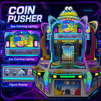 Máquina Empujadora de Monedas Original para 6 Jugadores, 6 Juegos para Centros Recreativos, Máquina de Juego Combinada con Alto Retorno de la Inversión (ROI), Suministro para Proyectos de Arcade