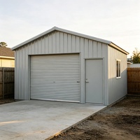 Bâtiment combiné d'atelier et de garage en acier robuste