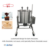 Broyeur à chocolat à meules en pierre, modèle GMJ, pour entreprises en démarrage, fabricant OEM avec logo personnalisé, machine à mélanger inclinable, CE