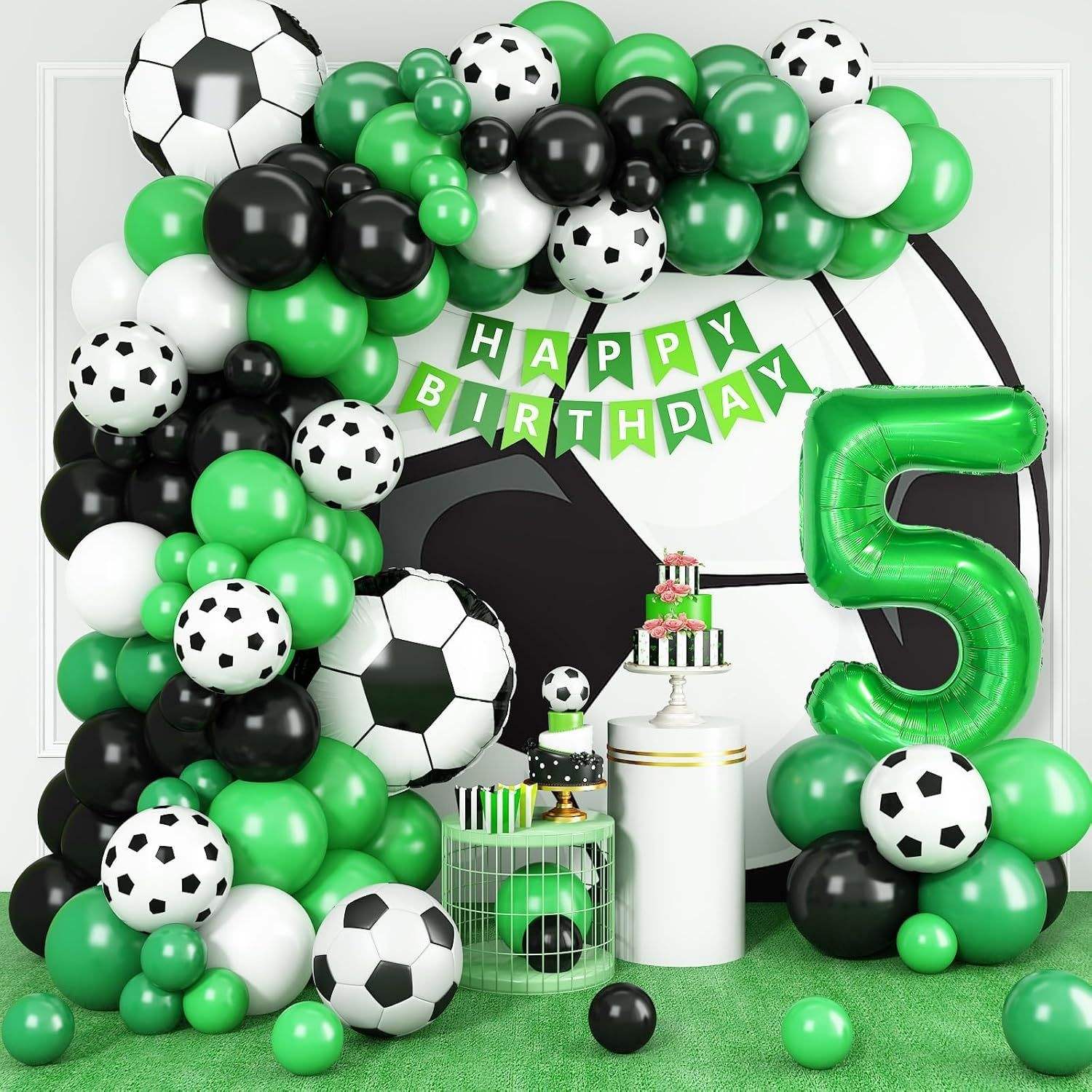 Wholesale 2026 Worldcup Birthday Party Flag Set Football-Themed Balloon Arch Sports Arena Design Latex Balloons for Decor