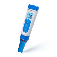 NADE -2.00 à 16.00 pH PH5F Kit de testeur de pH de poche numérique de type stylo d'analyse de la qualité de l'eau de laboratoire pour tester le pH à surface plane
