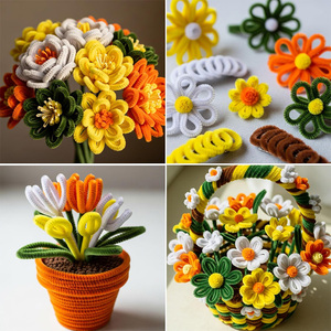 Set de Limpiapipas de Chenilla de Colores para Manualidades, Creación de Flores, Manualidades de <span class=keywords><strong>Calabaza</strong></span> y Suministros de Arte - Product Image 6