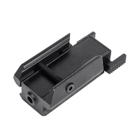 WADSN Monture de viseur laser rouge tactique en aluminium entièrement métallique, design à profil bas avec fonction réglable pour l'extérieur WY262