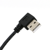 Câble d'imprimante USB 2.0 A mâle vers B mâle, angle droit, échantillon gratuit pour utilisation informatique, gaine en PVC avec blindage tressé