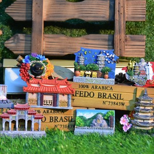 Imanes de Resina para Refrigerador con Diseño de Lugares Emblemáticos de Quanzhou, Pegatinas Magnéticas 3D, Torre del Reloj de Fujian y <span class=keywords><strong>Calle</strong></span> Occidental, Recuerdos de Viaje, Decoración del Hogar - Product Image 3